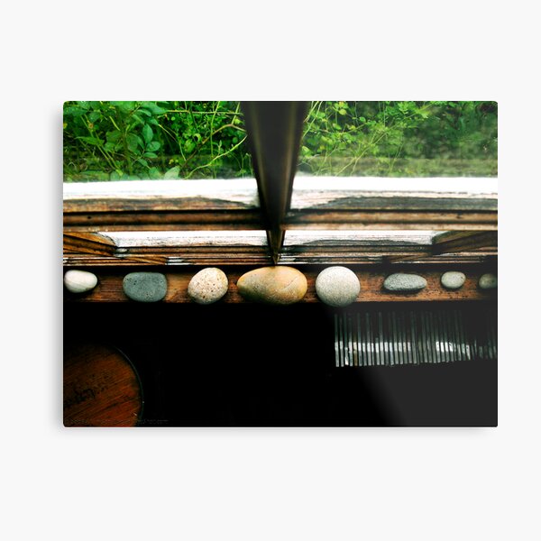 Stones In The Window Metal Print