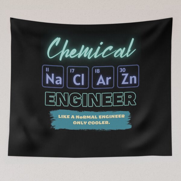 Item preview, Chemical Engineer Like A Normal Engineer Only Cooler Blue Neon Vintage designed and sold by Mohamed5Naser.