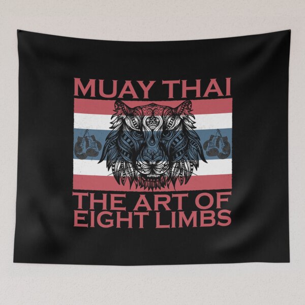 Item preview, Retro Muay Thai The Art of Eight Limbs designed and sold by PatrickWeidle.