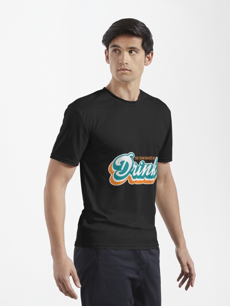 Vintage Football - Miami Dolphins (Teal Dolphins Wordmark) Classic T-Shirt  for Sale by deadmansupplyco