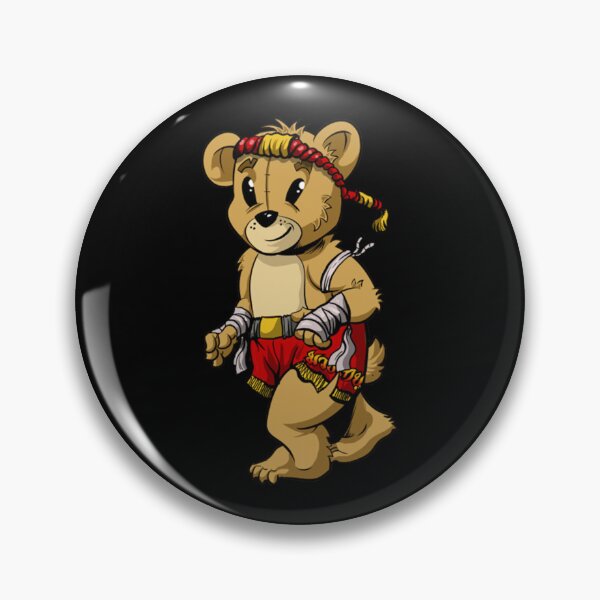 Item preview, Funny Muay Thai Bear MAscot designed and sold by PatrickWeidle.