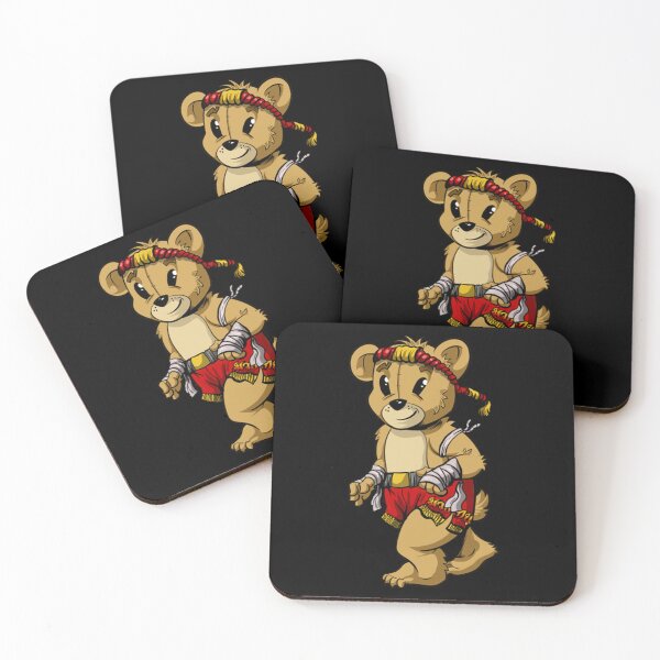 Item preview, Funny Muay Thai Bear MAscot designed and sold by PatrickWeidle.