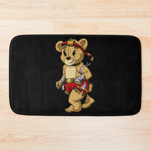 Item preview, Funny Muay Thai Bear MAscot designed and sold by PatrickWeidle.