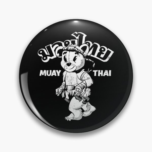 Item preview, Vintage White Muay Thai Boxing Mascot Bear designed and sold by PatrickWeidle.