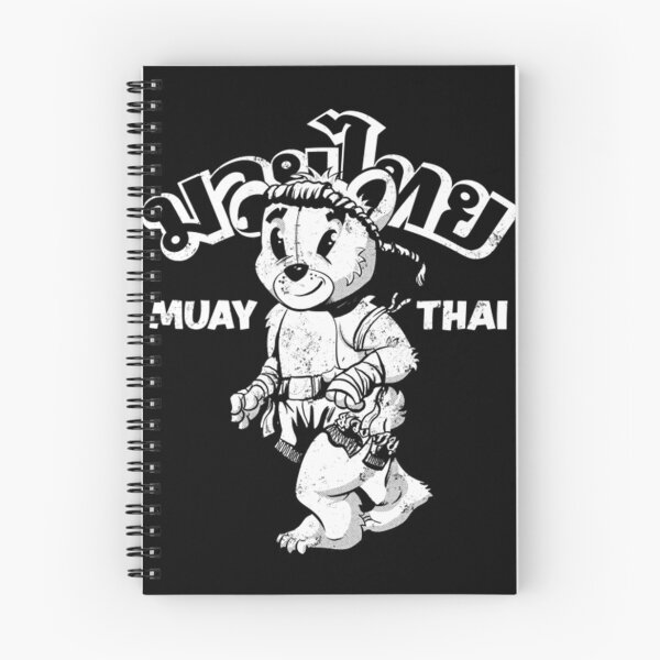 Item preview, Vintage White Muay Thai Boxing Mascot Bear designed and sold by PatrickWeidle.