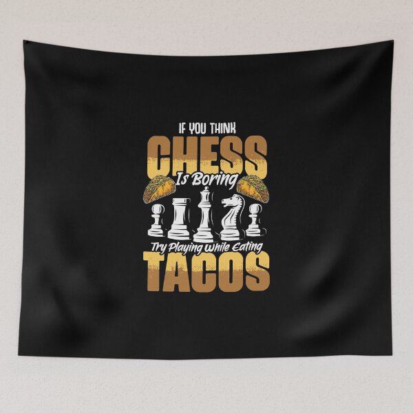 Item preview, Funny Board Game Enthusiast For A Taco Lover Chess Master designed and sold by Nessshirts.