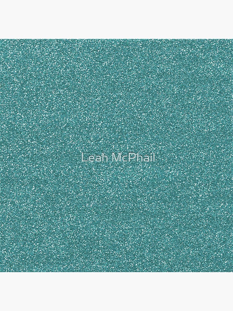 Teal Glitter by LeahMcPhail