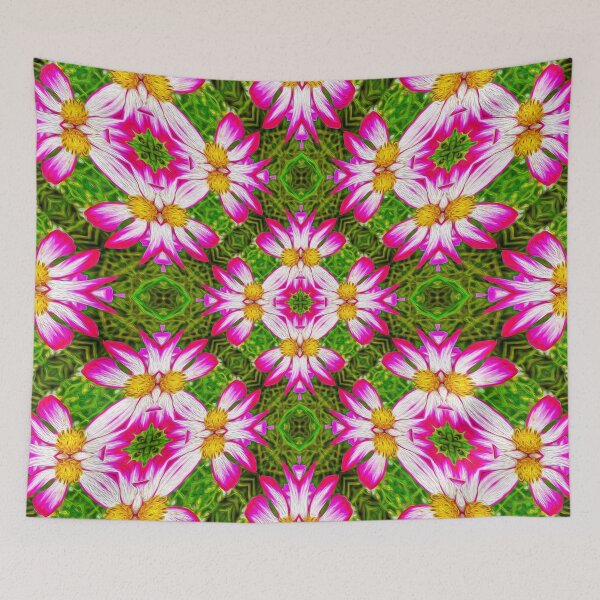 Item preview, Pink cosmos pattern designed and sold by Patternflower.