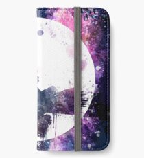 Little Witch Flying Over Moon iPhone Wallet/Case/Skin