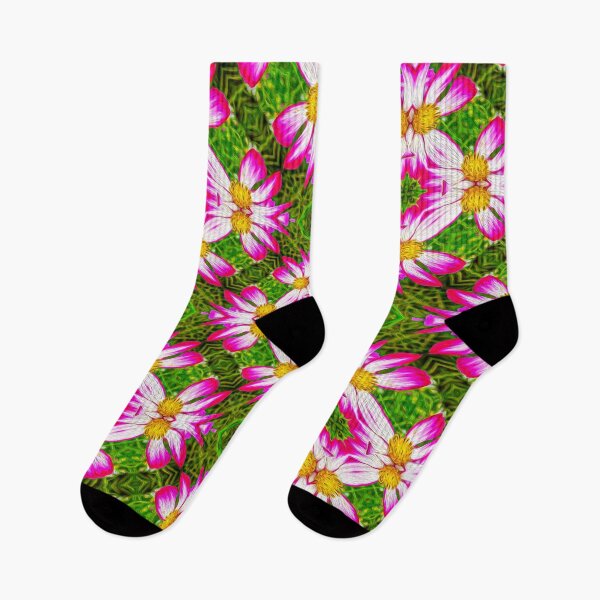 Item preview, Pink cosmos pattern designed and sold by Patternflower.