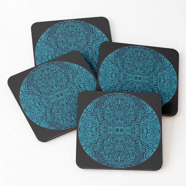 Item preview, blue spirals designed and sold by chambergambit.