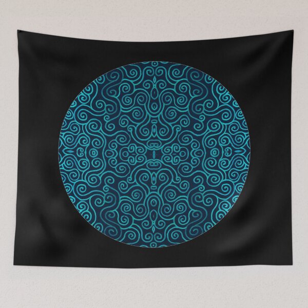 Item preview, blue spirals designed and sold by chambergambit.