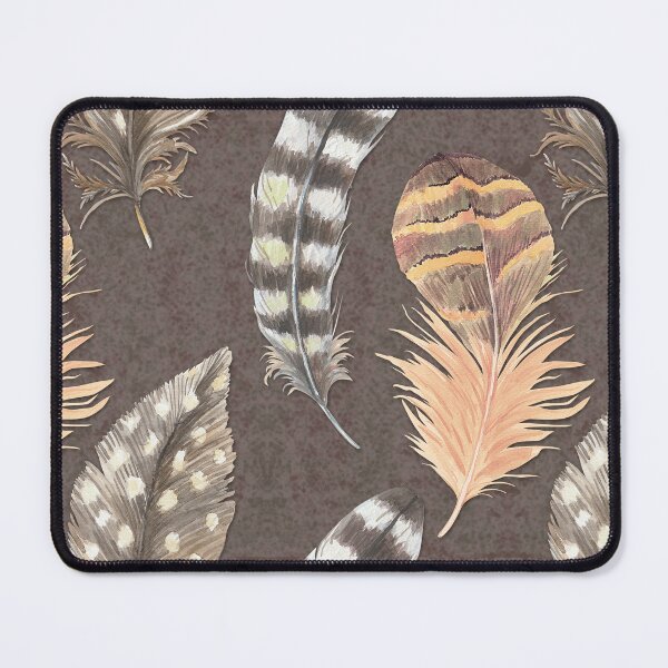 Item preview, Aesthetic Watercolour Feathers in warm hues. designed and sold by LaBellCreative.
