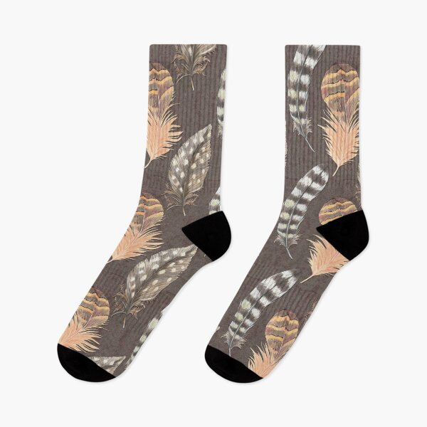 Item preview, Aesthetic Watercolour Feathers in warm hues. designed and sold by LaBellCreative.