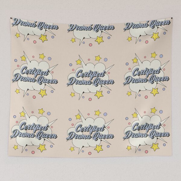 Item preview, Certified drama queen, Fun Comic Style Slogan For All Drama Queens designed and sold by TrulyEpoque.