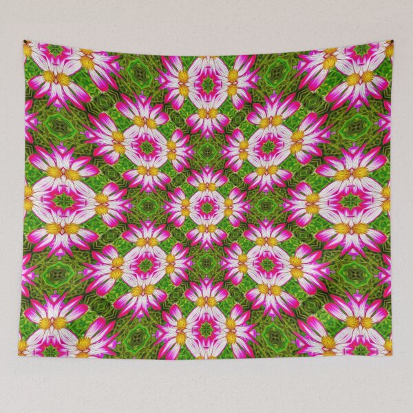 Item preview, Pink cosmos pattern designed and sold by Patternflower.