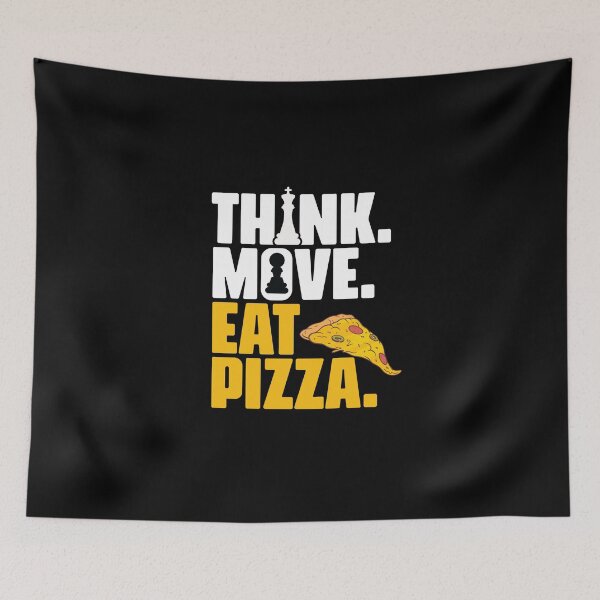Item preview, Funny Board Game Grandmaster For A Pizza Lover Chess Player designed and sold by Nessshirts.