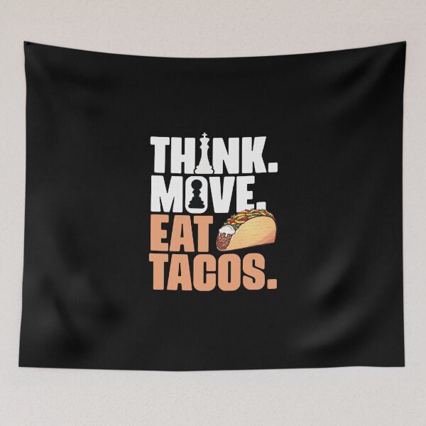 Item preview, Funny Board Game Grandmaster For A Tacos Lover Chess Player designed and sold by Nessshirts.