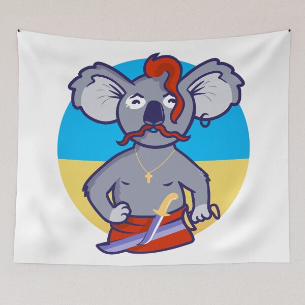 Item preview, Koala Ukrainian Cossack designed and sold by Planet of Koalas. Character design.