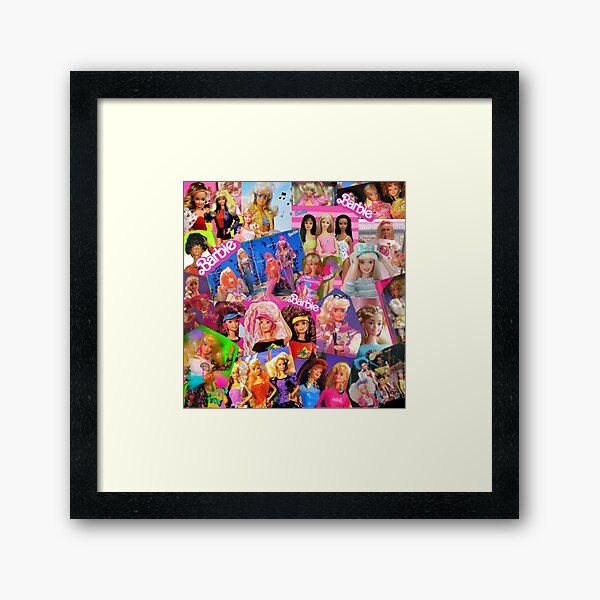 80's barbie Framed Art Print