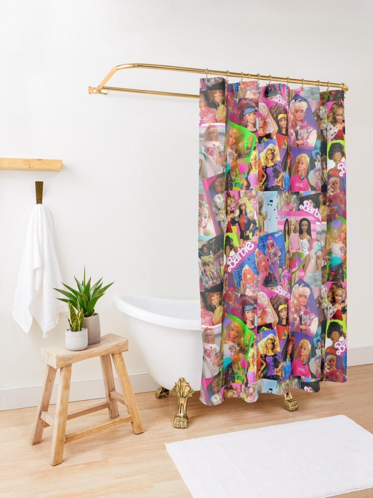 "80's barbie" Shower Curtain by LunarAlpaca | Redbubble