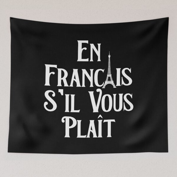 Item preview, En Francais S'il Vous Plait French Language designed and sold by TheInkElephant.