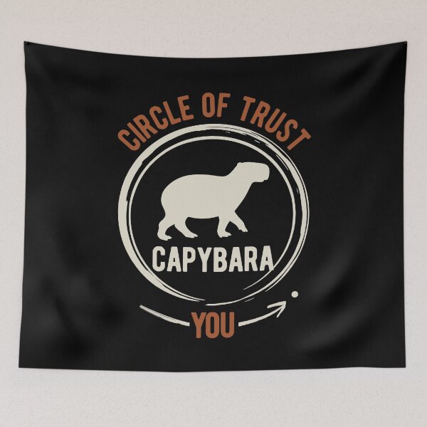 Item preview, Funny Capybara designed and sold by artworkbyrihen.