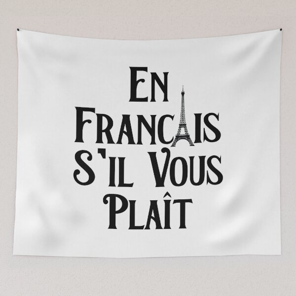 Item preview, En Francais S'il Vous Plait French Language designed and sold by TheInkElephant.