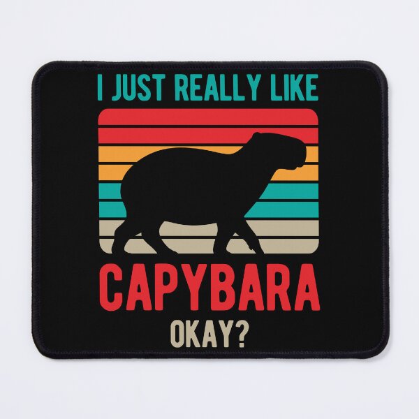 Item preview, Funny Capybara designed and sold by artworkbyrihen.
