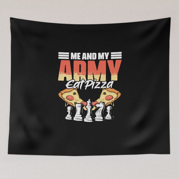 Item preview, Funny Board Game Sports Humor For A Pizza Lover Chess Player designed and sold by Nessshirts.