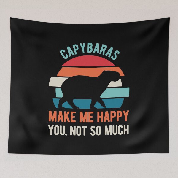 Item preview, Funny Capybara designed and sold by artworkbyrihen.