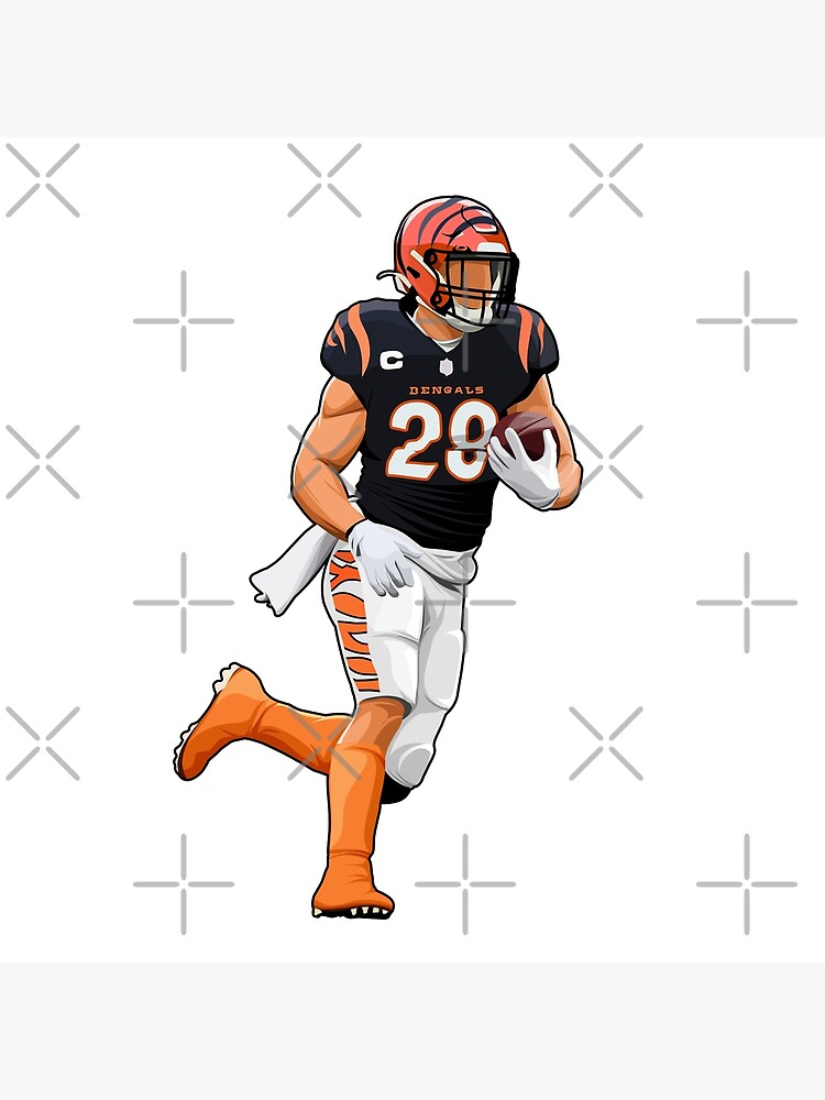 Tyler Boyd football Paper Poster Bengals 4 - Tyler Boyd - Posters