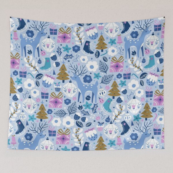 Item preview, Snowy Christmas Pattern designed and sold by Fire-Song.