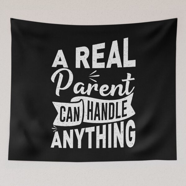 Item preview, A Real Parent Can Handle Any Thing Funny Gift For Father and Mother designed and sold by YAHIA-14.