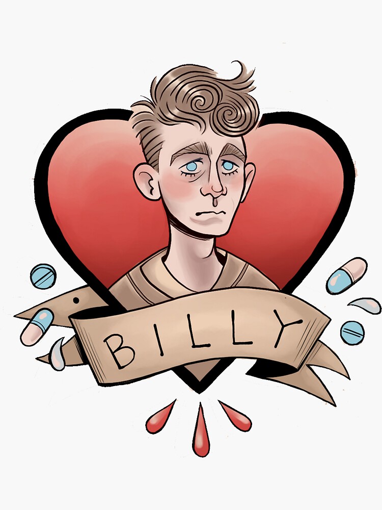 "Billy Bibbit" Sticker for Sale by gabby0vee Redbubble