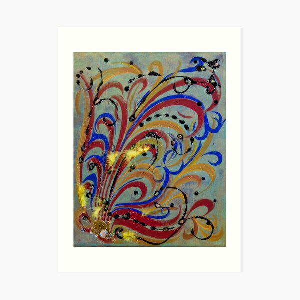travelling carnival Art Print