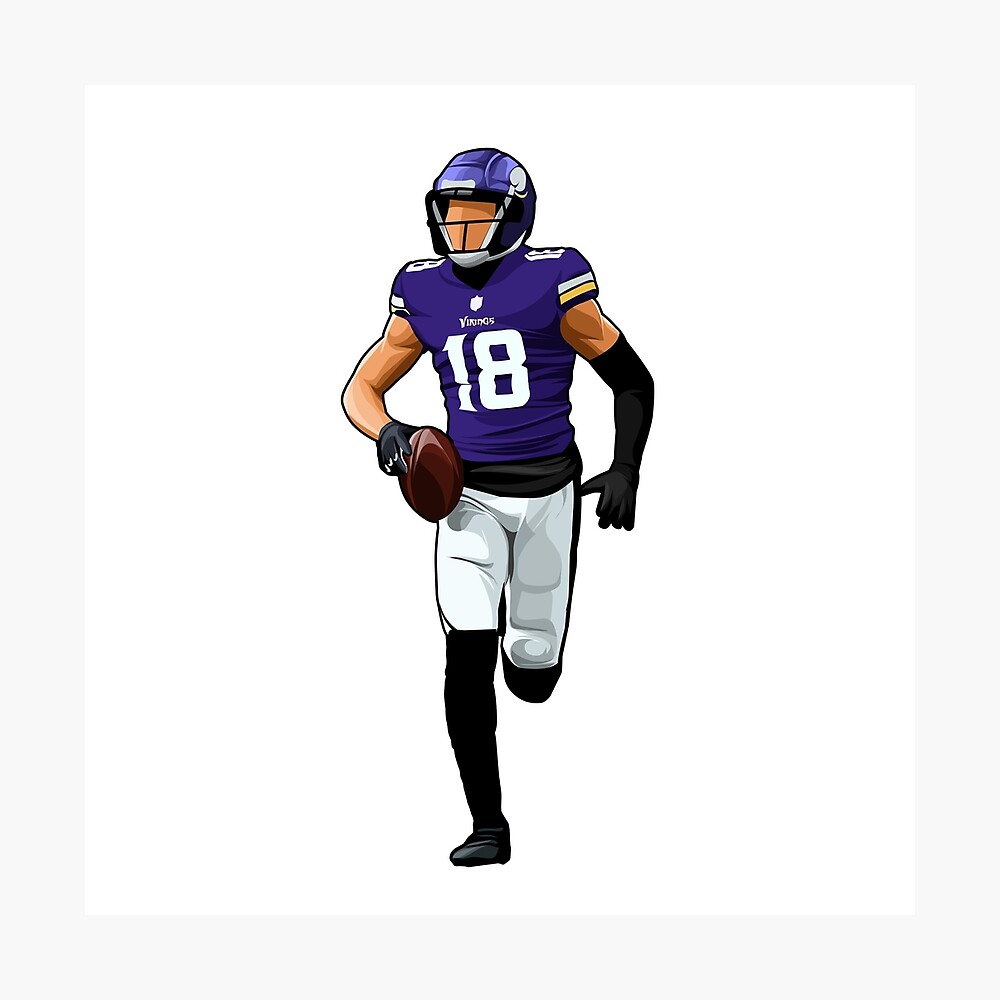 Justin Jefferson Shirt Design. PNG Digital. Instant Download 