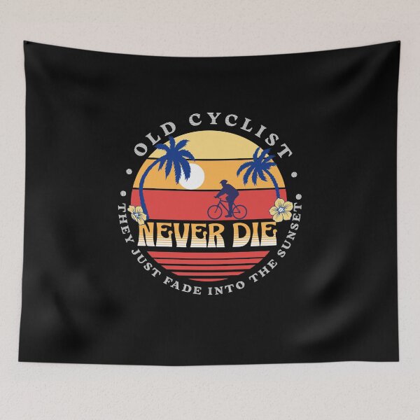 Item preview, Old cyclist T-shirt designed and sold by Velocitiy.
