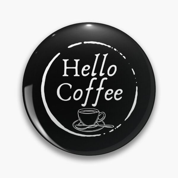 Item preview, Hello Coffee (white) designed and sold by Elvira Hyvönen.