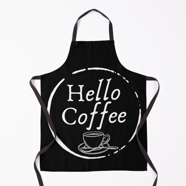Item preview, Hello Coffee (white) designed and sold by Elvira Hyvönen.