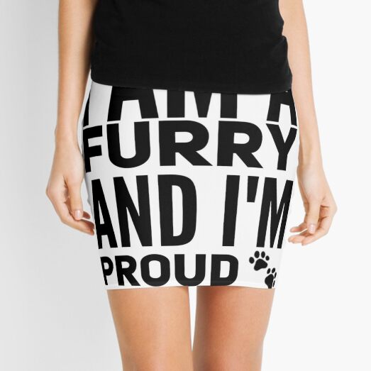 Furry Quotes Mini Skirts for Sale