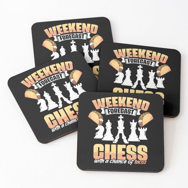 Item preview, Weekend Forecast Funny Chess Game Enthusiast For Tacos Lover designed and sold by Nessshirts.