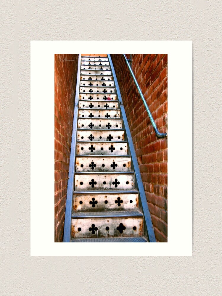 Alternate view of Lucky Steps Art Print