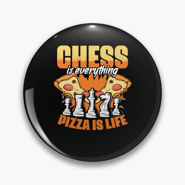 Item preview, Funny Chess Board Game Humor For A Pizza Lover Grandmaster designed and sold by Nessshirts.