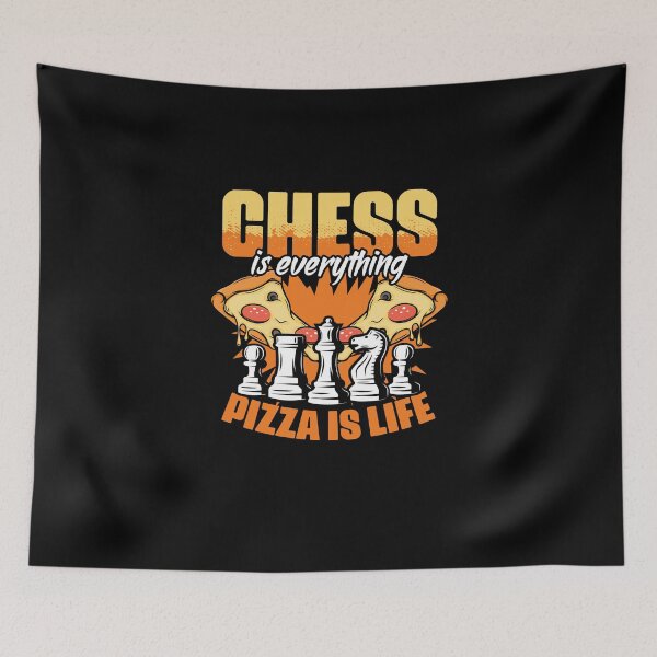 Item preview, Funny Chess Board Game Humor For A Pizza Lover Grandmaster designed and sold by Nessshirts.