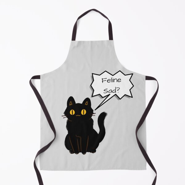Artikelvorschau, Katzenartige traurige Punny schwarze Katze entworfen und verkauft von Endeavour-Tees.