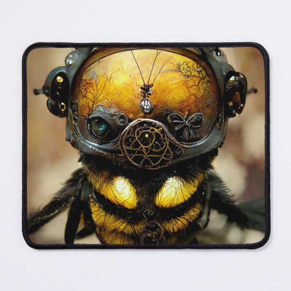 Item preview, Organic bee with helmet designed and sold by Scionic.
