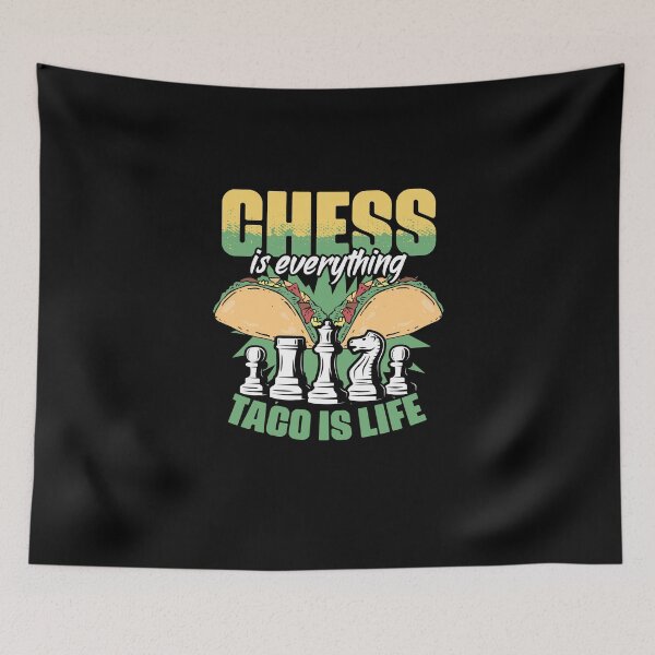 Item preview, Funny Chess Board Game Humor For A Tacos Lover Grandmaster designed and sold by Nessshirts.