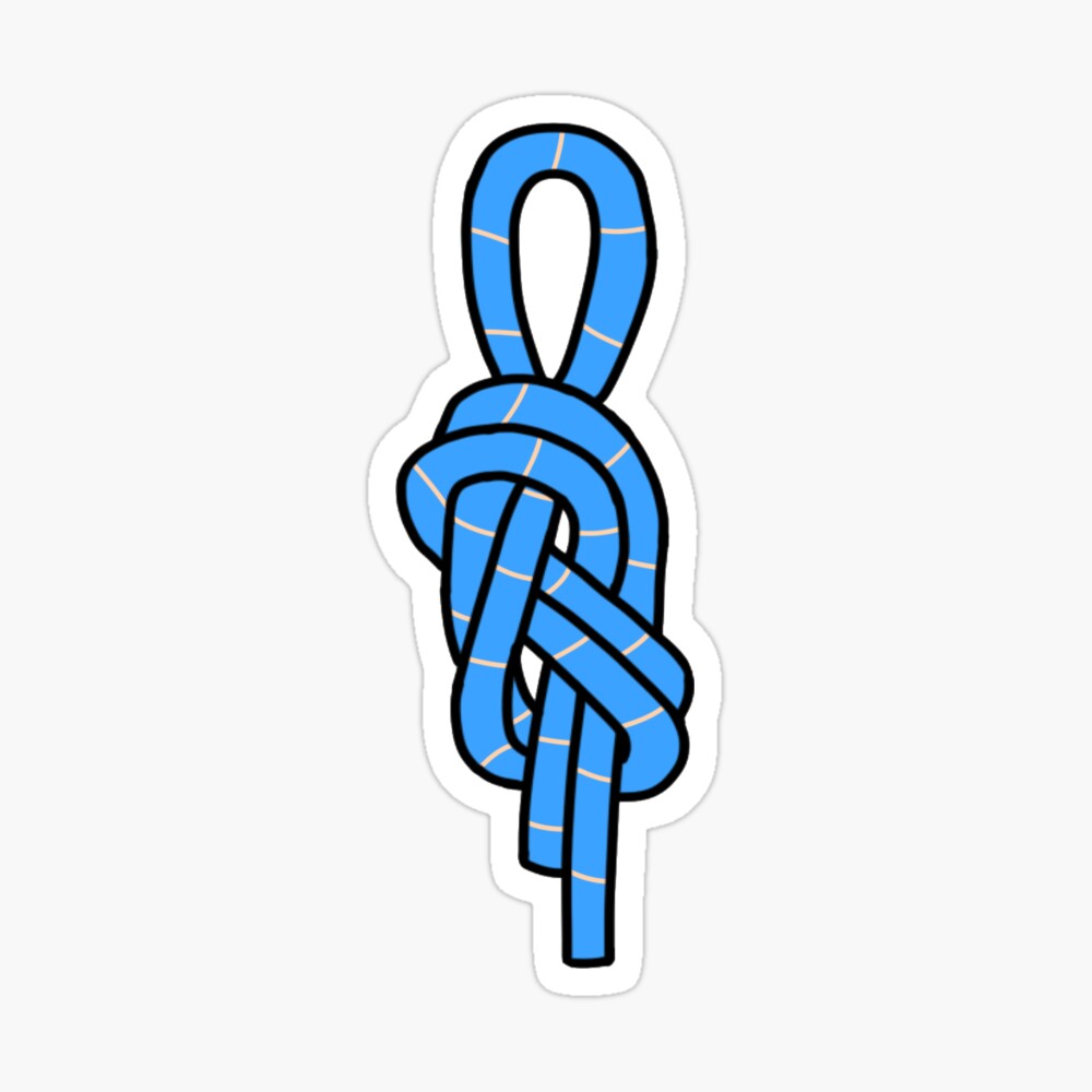 Figure 8 Knot - Climbing Knot | Sticker