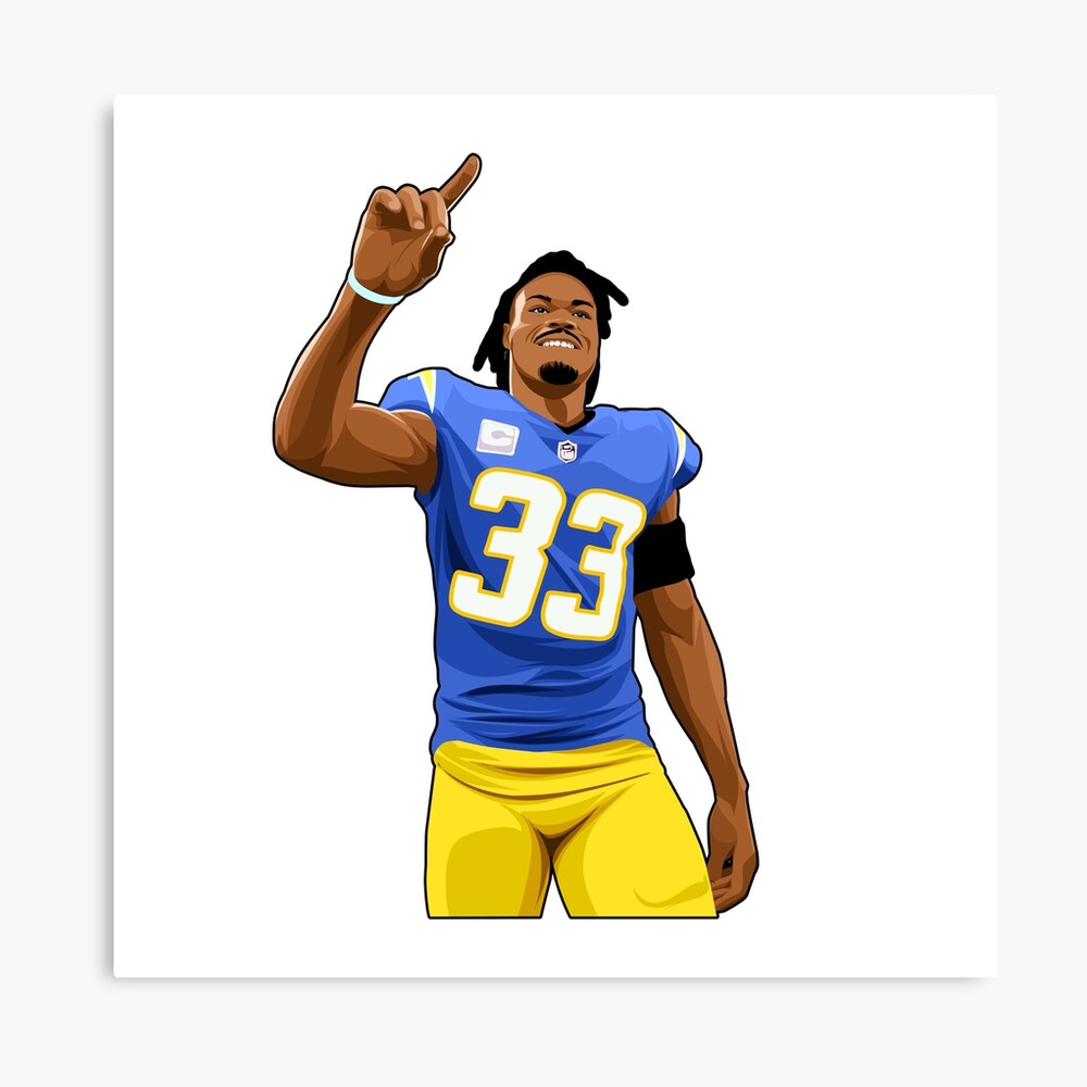 Derwin James Home Jersey Sticker for Sale by designsheaven